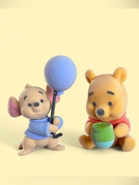Winnie the Pooh velvet Toy Set - Cute Character Play Figures